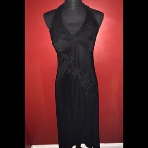 CDC Halter Top Asymmetrical Cocktail Dress